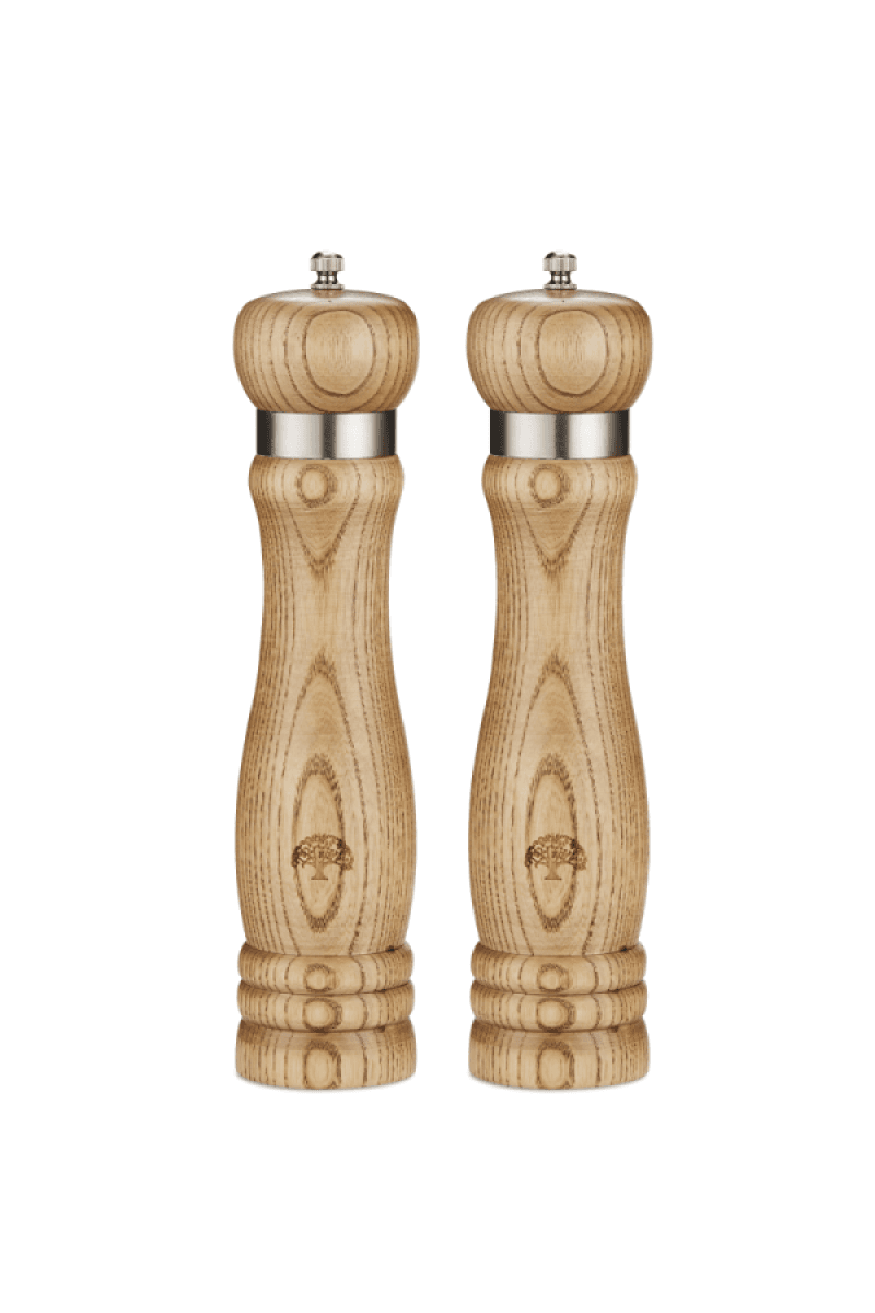 BARBARY&OAK Hoxton Salt/Pepper i asketre, keramisk kvern, H19cm