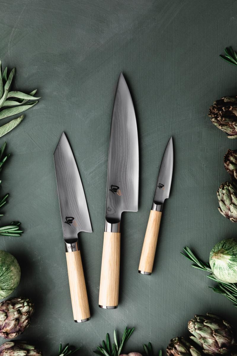 KAI SHUN WHITE Brødkniv (23cm)