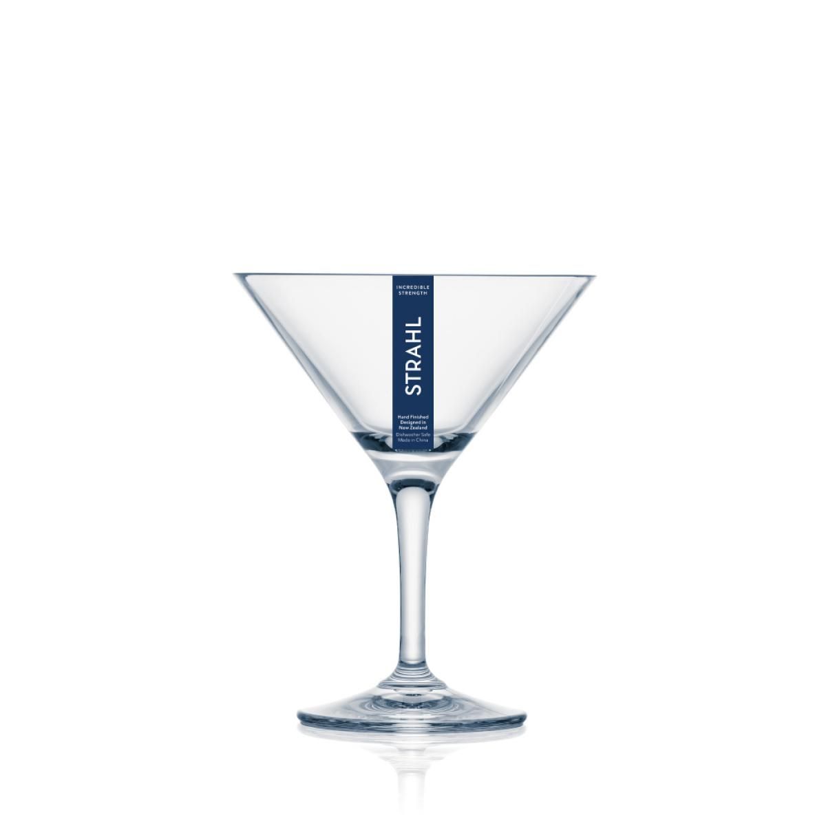 STRAHL Martini-glass (240ml) i Hardplast (polykarbonat) 1 stk