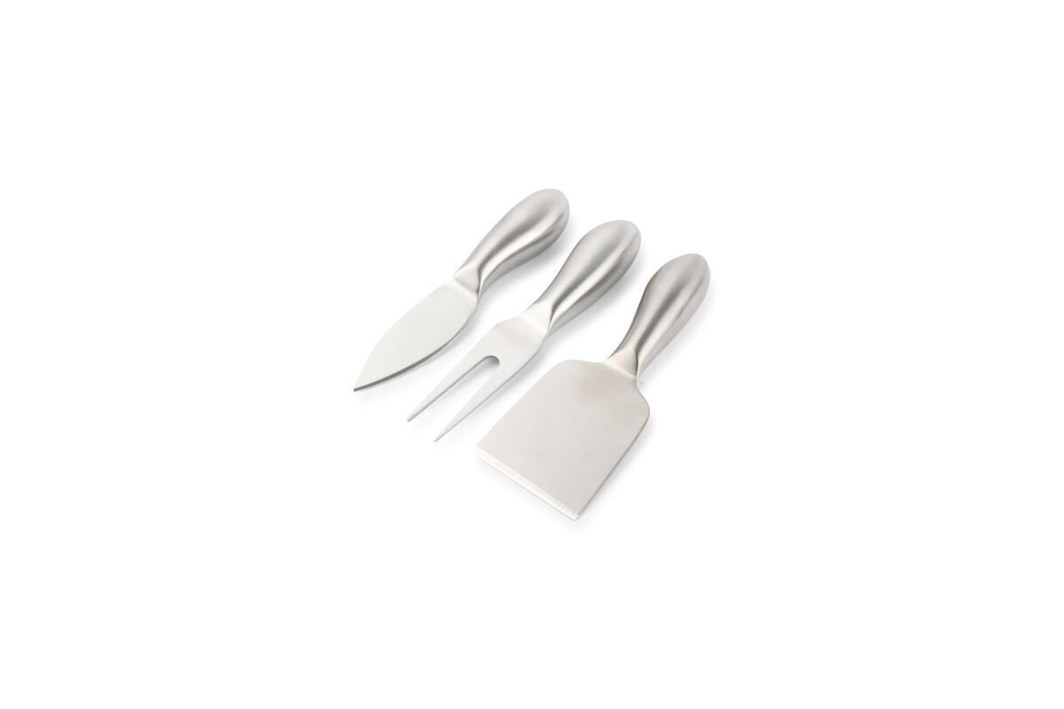 S&P Fromage Osteknivsett, 3 deler, Silver
