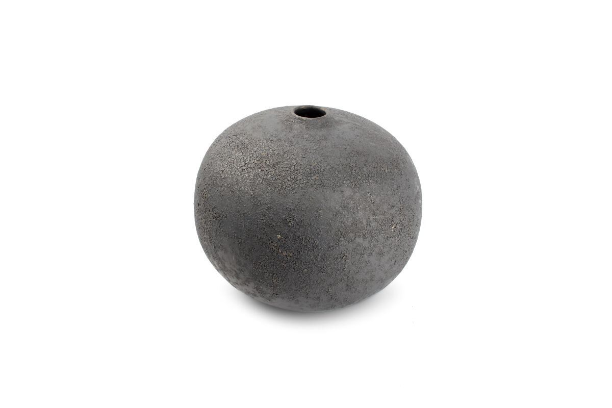 SP COLLECTION Bullet Vase 23xH20cm, Antrasitt