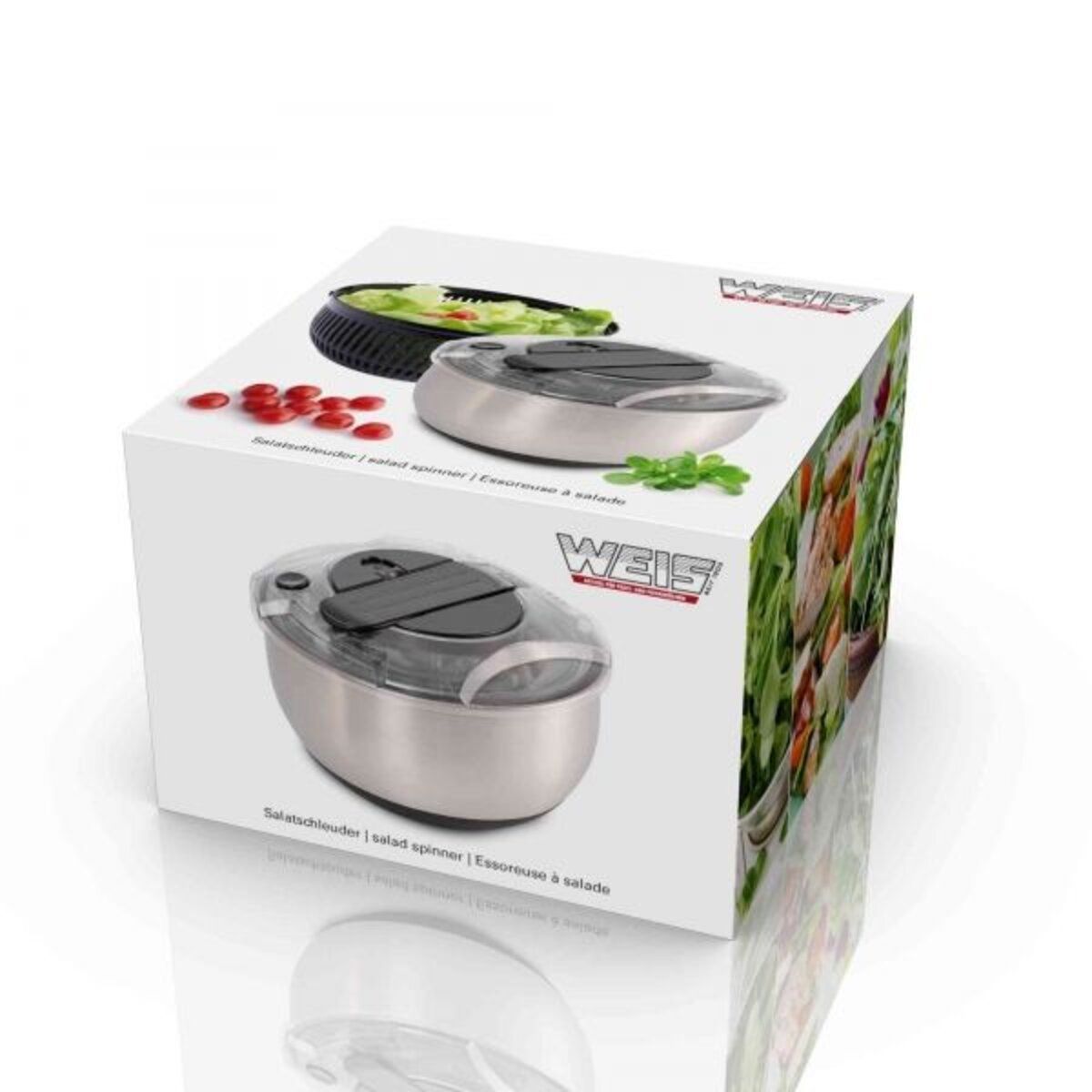 WEIS Salatspinner i stål, ø24cm