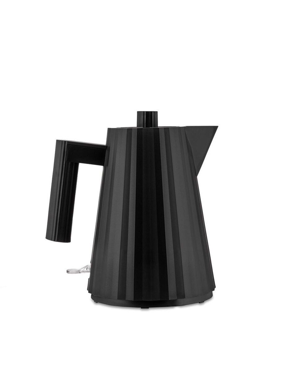 ALESSI PLISSÉ Elektrisk vannkoker 1 liter, svart