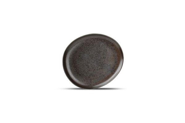Hovedbilde FINE2DINE Ceres Organisk Tallerken 21x18,5cm | Svart