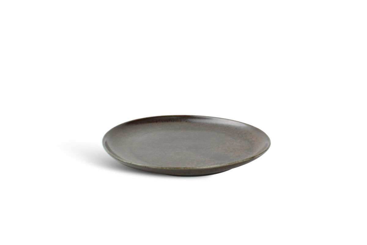 FINE2DINE Ceres Organisk Tallerken 21x18,5cm | Svart