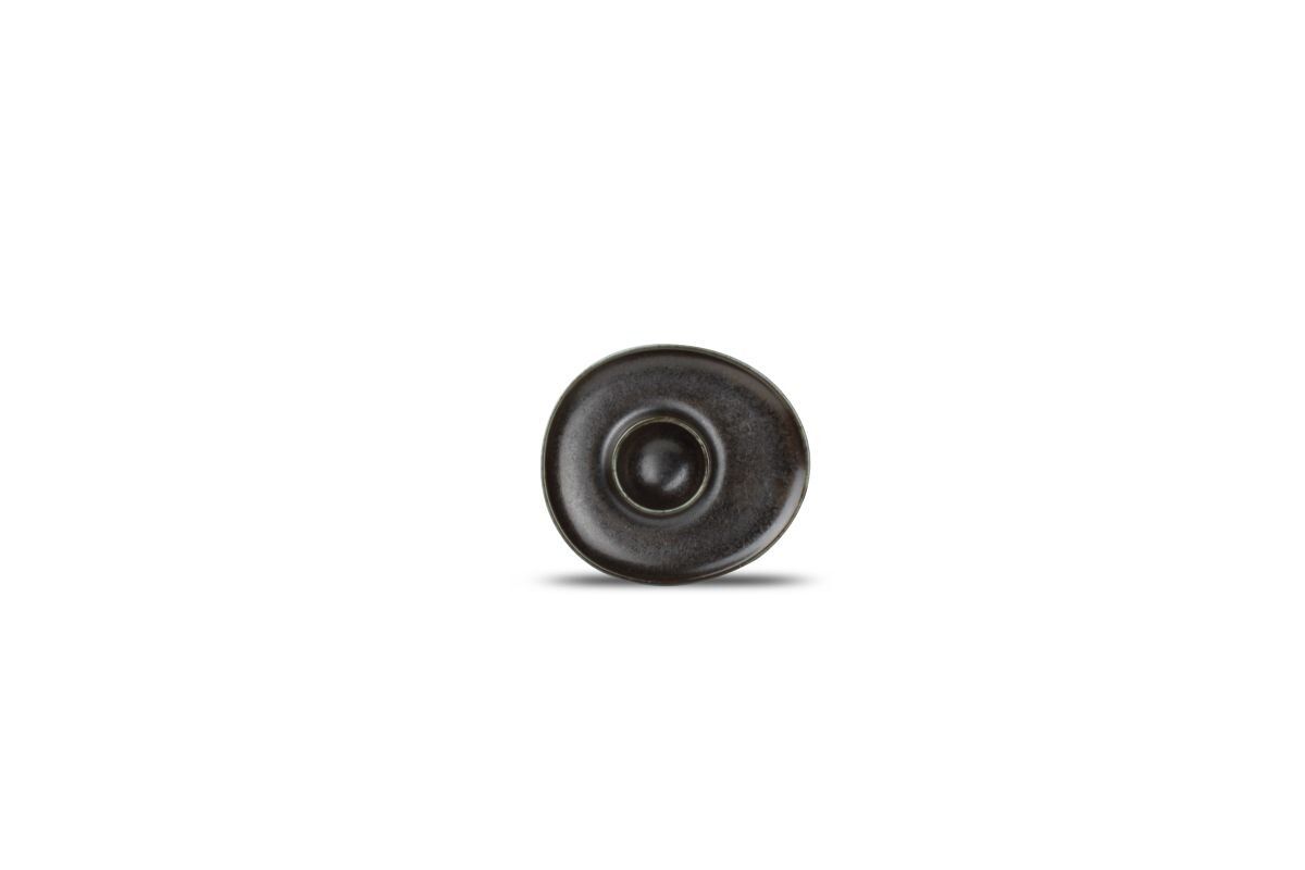 FINE2DINE Ceres Eggeglass | Svart porselen