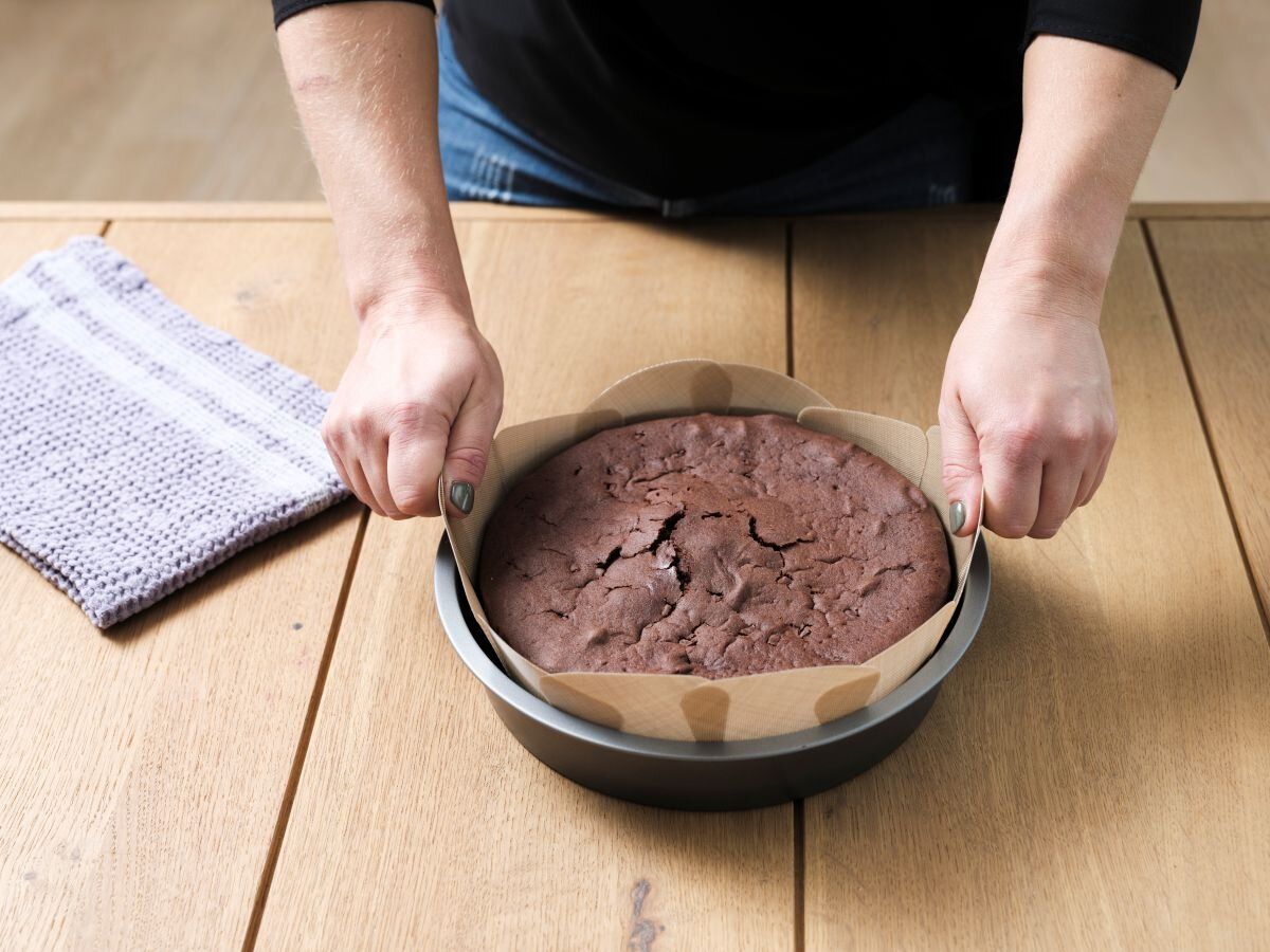 NOSTIK Bakeark i silikon for kaker, Ø20cm