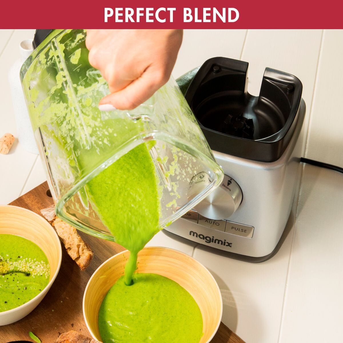 MAGIMIX Blender Power 5 Matte Chrome